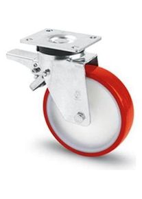 realspace Pro RS PRO, M&ouml;belrollen, Drehlager Lenkrolle, Rad &oslash; 150mm, 400kg, Ge