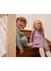 Tchibo - Kinder-Strickkleid - M&auml;dchen - Gr. 98/104 - violett