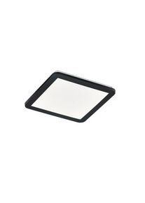 Trio N&eacute;gyzetes mennyezeti l&aacute;mpa fekete 30 cm be&eacute;p&iacute;tett LED-del, 3 fokozat&uacute; f&eacute;nyerő-szab&aacute;lyoz&oacute;val, IP44 - Lope