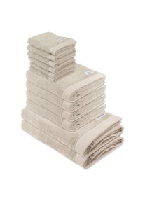 Tom Tailor Ręcznik dla mężczyzn piaskowy Rozmiar Set