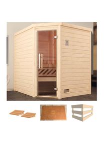 Weka Sauna &raquo;Turku Eck 1&laquo; ohne Ofen