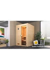 Weka Sauna &raquo;Valida&laquo; Set, 4, 5 kW Bio-Ofen mit digitaler Steuerung