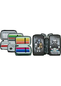 Scooli Federm&auml;ppchen &raquo;Tripledecker, Star Wars&laquo; bef&uuml;llt, inklusive Geodreieck