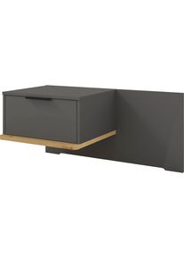 Musterring Nachtschrank &raquo;Isabelle&laquo; verschiedene Farben, Unterboden in Eiche, Ma&szlig;e B50/90 x H43 x T47 cm