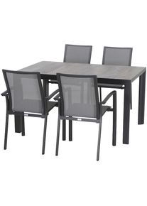 siena GARDEN Garten-Essgruppe &raquo;Velia&laquo; 5 Stk. tlg.