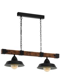 Eglo H&auml;ngeleuchte &raquo;OLDBURY&laquo; E27 1 Stk. Vintage Pendelleuchte, E27, 86 cm, FSC zertifiziert