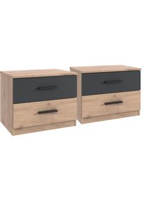 wimex Nachtkommode &raquo;Budapest&laquo; wahlweise einzeln oder im 2er Set, mit jeweils 2 Schubladen