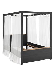 set one by Musterring Himmelbett &raquo;York Schlafen&laquo; 1 Stk. tlg. Liegefl&auml;che 140 x 200 cm, drei Farbausf&uuml;hrungen, inklusive Gardinenset