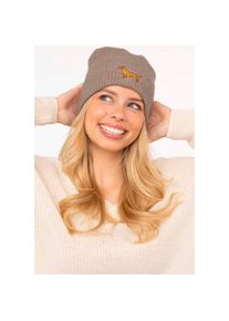 Zwillingsherz Beanie &raquo;"Dog-Patch"&laquo; mit niedlichem Dackelmotiv