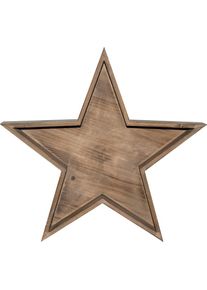MyFlair M&ouml;bel & Accessoires Dekostern &raquo;Weihnachtsstern, Quania, Weihnachtsdeko&laquo; aus Holz, &Oslash; ca. 60 cm