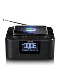 Lenco Uhrenradio &raquo;CR-650BK&laquo; (Bluetooth Digitalradio (DAB+) FM-Tuner ) FM‐Radiowecker, LED‐Display, 2 Weckzeiten