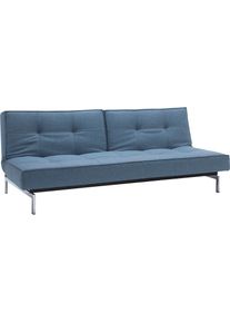 INNOVATION LIVING Schlafsofa &raquo;Splitback, R&uuml;ckenlehnen einzeln verstellbar, mit Federkern&laquo; mit chromgl&auml;nzenden Beinen, in skandinavischen Design