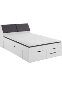 Relita Stauraumbett &raquo;Maxi&laquo; mit Schubladen und Stauraum im Kopfteil