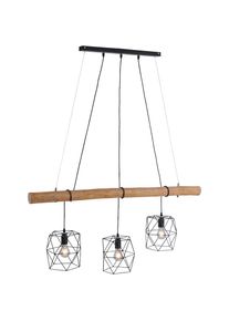 JUST LIGHT Pendelleuchte &raquo;EDGAR&laquo; E27 1 Stk. H&auml;ngeleuchte, H&auml;ngelampe