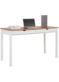 Inosign Schreibtisch &raquo;Gava&laquo; aus massiven Kiefernholz, mit praktischen Griffmulden, Breite 140 cm