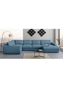 Home Affaire Wohnlandschaft &raquo;Bloomfield, Mega Polsterecke, Breite 390cm, viel Platz, U-Form&laquo; In verschiedenen Gr&ouml;&szlig;en bestellbar