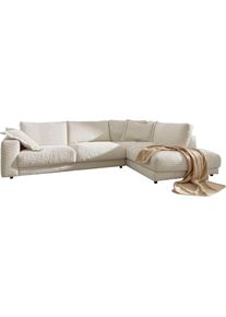 Home Affaire Ecksofa &raquo;Enisa XXL B/T/H: 325/224/85 cm L-Form&laquo; Kuschelig, gem&uuml;tlich, in 5 Farben, Bezug in Cord, mit 2 Zierkissen