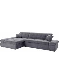 DOMO collection Ecksofa &raquo;NMoric XXL, B/T/H: 300/172/80cm, L-Form&laquo; wahlweise mit Bettfunktion und Armlehnverstellung