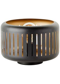 Brilliant Tischleuchte &raquo;Tyas&laquo; E27 1 Stk. 19 x 27 cm, E27, Metall, schwarz/goldfarben