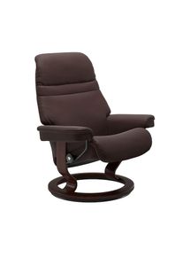 stressless Relaxsessel &raquo;Sunrise&laquo; mit Classic Base, Gr&ouml;&szlig;e S, Gestell Braun, in 2 Lederqualit&auml;ten lieferbar
