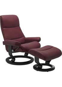 stressless Relaxsessel &raquo;View&laquo; Set, Relaxsessel mit Hocker, mit Classic Base, Gr&ouml;&szlig;e S, Gestell Schwarz