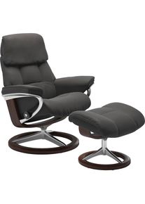 stressless Relaxsessel &raquo;Ruby&laquo; mit Signature Base, Gr&ouml;&szlig;e M, Gestell Eiche, Wenge, Braun & Schwarz