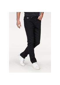 Bruno Banani Straight-Jeans &raquo;Hutch&laquo; gerade geschnittenes Bein, niedrige Leibh&ouml;he, regul&auml;re Passform schwarz, Gr&ouml;&szlig;e 28