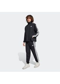 adidas Sportswear Trainingsanzug &raquo;M 3S WV TT TS&laquo; 2 Stk. zweiteiliges Set, aus Polyester, mit durchgehendem Rei&szlig;verschluss schwarz, Gr&ouml;&szlig;e XXL