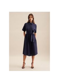 Seidensticker Sommerkleid &raquo;Schwarze Rose&laquo; 1/2 Rundhals Uni blau, Gr&ouml;&szlig;e 3XL (46)