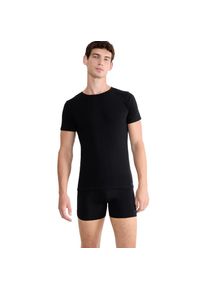 Sloggi Unterhemd &raquo;Men GO ABC 2.0&laquo; 2er Pack, mit Rundhals-Ausschnitt, Slim Fit, weich, Baumwollmischung schwarz, Gr&ouml;&szlig;e XXL