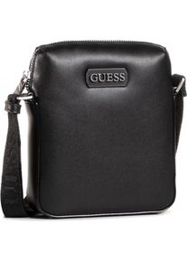Guess, Herren, Handtasche, Dan, Document Holder, Leather Crossbody Bag, Black, Mini, For Men, Schwarz