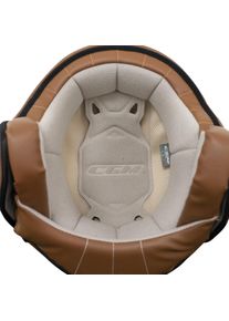 CGM, Motorradhelm, Helm met open gezicht, 191G PIX Sprint rood wit gevormd, XS (54 cm) (54 cm, XS)