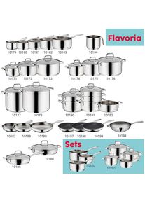 Kela Flavoria, Pfanne + Kochtopf, Silber