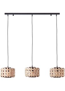 Brilliant, Pendelleuchte, Woodline Pendelleuchte 3flg bambus (E27)