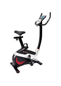 Christopeit Sport , Ergometer &raquo;AX 4000&laquo; 150 kg max. Benutzergewicht, Fahrrad, 24 Widerstandsstufen, rot/silberfarben/schwarz, Ergometer