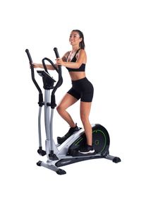 Christopeit Sport , Crosstrainer-Ergometer &raquo;Eco 2000"&laquo; 150 kg max. Benutzergewicht, 24 Widerstandsstufen, silberfarben/schwarz/gr&uuml;n, Crosstrainer-