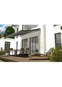 SPETTMANN, Gelenkarmmarkise &raquo;BASIS&laquo; Breite/Ausfall: 250/200 cm, anthrazit-grau, Polyester, 250 cm, anthrazit-grau