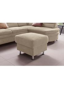 Home Affaire, Hocker &raquo;Cardoso&laquo; mit Stauraum, passend zur Serie, beige, Struktur impr&auml;gniert (100% Polyester);Luxus-Microfaser ALTARA NUBUCK (100% 
