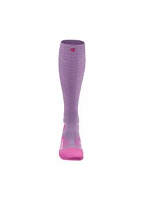 Bauerfeind, Damen, Sportsocken &raquo;SKI TOURING COMPRESSION SOCKS&laquo; mit Bel&uuml;ftungszonen, mit Zonenkompression, lilac-S, 35-38, Sportsocken mit Kompression 