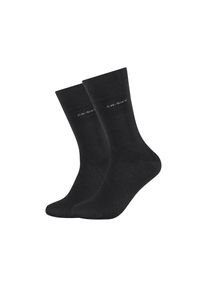 Camano, Damen, Langsocken &raquo;ca-soft&laquo; 4 Paar tlg. verst&auml;rkte Ferse und Spitze, black, 43-46, black, Socken von Camano mit weichem, elastischen Pique-