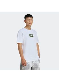 adidas Sportswear, Damen, T-Shirt &raquo;M CAMO BOX T&laquo; sportlicher Schnitt, kurze &Auml;rmel, aus Baumwolle, atmungsaktiv, White, 3XL, White, Ein Baumwoll-T-