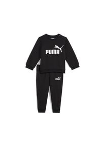 Puma, Unisex, Trainingsanzug &raquo;MINICATS ESS CREW SET FL INF&laquo; 2 Stk. zweiteiliges Set mit Kapuze, aus kuscheligem Fleecestoff, Puma Black, 62, Puma 