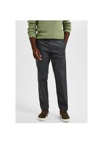 Selected, Herren, Chinos &raquo;SLH175-SLIM NEW MILES FLEX PANT NOOS&laquo; Baumwollmischung, slim fit, Dark Shadow, L&auml;nge 32, 34 -L&auml;nge 32, Dark Shadow, 