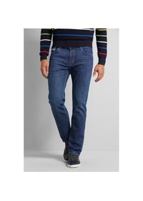 Bugatti, Herren, 5-Pocket-Jeans &raquo;Basic Essential&laquo; Authentic Denim, blau, L&auml;nge 32, 33 -L&auml;nge 32, blau, Jeans mit leichtem Used-Look