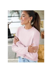 Lascana, Kaschmirpullover, ros&eacute;, 32/34, Kaschmirpullover