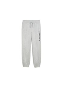Puma, Herren, Trainingshose &raquo;M GRAPHIC FRENCH TERRY JOGGER&laquo; sportlicher Stil, f&uuml;r sportliche Aktivit&auml;ten, Regular Fit, Light Gray Heather, N-Gr, S - N