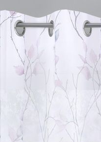 Gordijn van lichte voile (1 stuk) - wit - maat 265x144 cm - bonprix