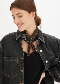 Nicky sjaal - zwart - maat Onesize - met katoen - bonprix