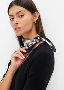 Gestreepte nicky sjaal - wit - maat Onesize - bonprix