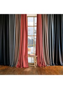 Verduisterend gordijn verkrijgbaar in verschillende maten ( 1 stuk) - rood - maat 145x270 cm - bonprix